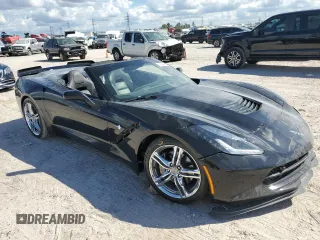 2017 Chevrolet Corvette 3LT with VIN 1G1YF3D70H5123914, listed as a Copart auction lot 74045624 with 64,126 mi miles and Clean Title. Bid and sale history available at carsss.com. Image 4.