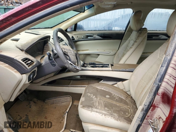2014 Lincoln MKZ with VIN 3LN6L2GK2ER831507, listed as a Copart auction lot 47842545 with Not Provided miles and Salvage Title. Bid and sale history available at DreamBid. Image 7.