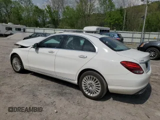 2017 Mercedes-Benz C 300 with VIN 55SWF4KBXHU228730, listed as a Copart auction lot 54656695 with 97,503 mi miles and Salvage title. Bid and sale history available at DreamBid. Image 2.