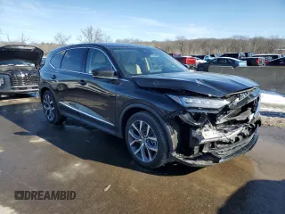 2023 Acura MDX w/Technology Package with VIN 5J8YE1H45PL035564, listed as a Copart auction lot 43819415 with 16,166 mi miles and Salvage Title. Bid and sale history available at carsss.com. Image 4.