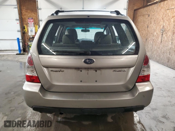 2007 Subaru Forester X w/Premium Pkg with VIN JF1SG65667H741680, listed as a Copart auction lot 49765685 with 0 mi miles and Salvage Title. Bid and sale history available at carsss.com. Image 6.