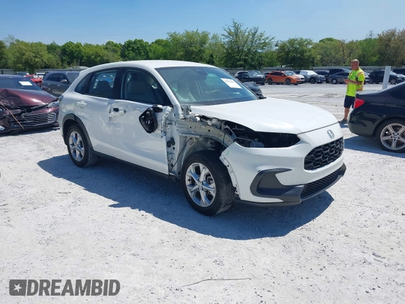 2023 Honda HR-V LX with VIN 3CZRZ1H33PM717656, listed as a IAAI auction lot 42022154 with 21,196 mi miles and . Bid and sale history available at DreamBid. Image 1.