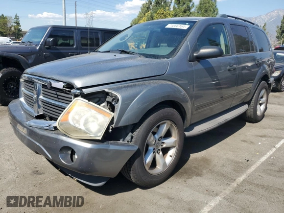 2005 Dodge Durango SLT z VIN 1D4HD48D15F621471, wystawiony jako Copart lot #74086164 z przebiegiem 185 162 mil mil oraz Szkoda całkowita • Salvage title. Historia ofert i sprzedaży dostępna na DreamBid. Obrazek 1.