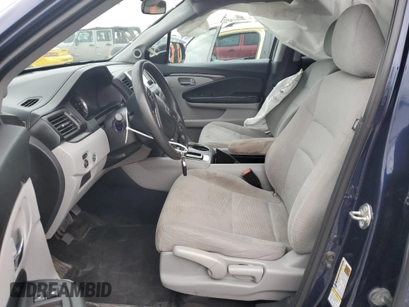 2016 Honda Pilot LX with VIN 5FNYF6H11GB013739, listed as a Copart auction lot 89157315 with 115,685 mi miles and Salvage Title. Bid and sale history available at carsss.com. Image 7.