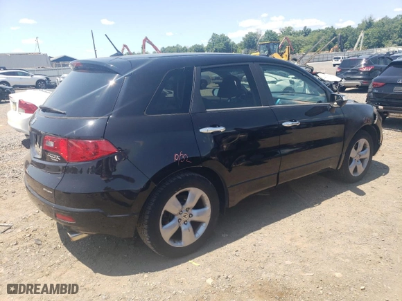 2009 Acura RDX Tech Pkg with VIN 5J8TB18599A002254, listed as a Copart auction lot 62939714 with 158,051 mi miles and Salvage Title. Bid and sale history available at carsss.com. Image 3.