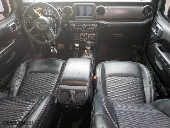 2021 Jeep Gladiator Texas Trail with VIN 1C6JJTAM7ML558492, listed as a Copart auction lot 86909804 with 38,171 mi miles and Salvage Title. Bid and sale history available at carsss.com. Image 8.