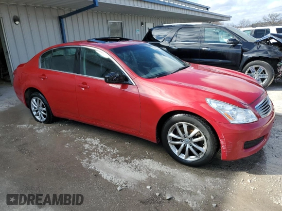 2009 Infiniti G37 x with VIN JNKCV61F59M353892, listed as a Copart auction lot 50040885 with Not Provided miles and Clean Title. Bid and sale history available at DreamBid. Image 4.