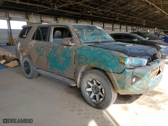 2023 Toyota 4Runner TRD Off Road Premium with VIN JTERU5JR8P6090801, listed as a Copart auction lot 51438275 with 0 mi miles and Non Repairable. Bid and sale history available at carsss.com. Image 4.