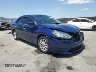 2017 Nissan Sentra S with VIN 3N1AB7AP5HY338467, listed as a Copart auction lot 52025745 with 164,890 mi miles and Salvage title. Bid and sale history available at DreamBid. Image 4.