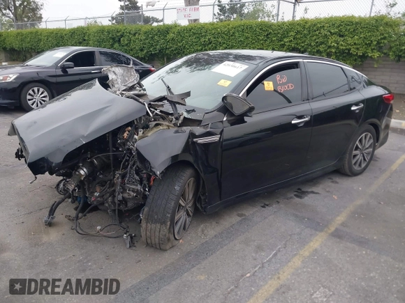 2019 Kia Optima EX with VIN 5XXGU4L14KG290842, listed as a IAAI auction lot 42030617 with Not Provided miles and . Bid and sale history available at carsss.com. Image 2.