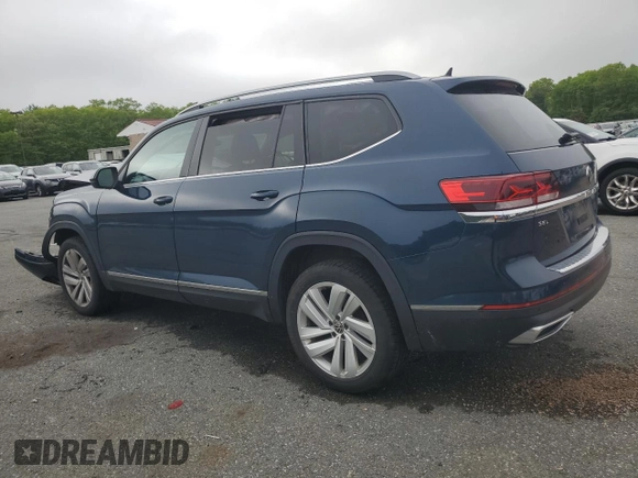 2021 Volkswagen Atlas SEL with VIN 1V2BP2CAXMC566223, listed as a Copart auction lot 56785655 with 101,229 mi miles and Salvage title. Bid and sale history available at DreamBid. Image 2.
