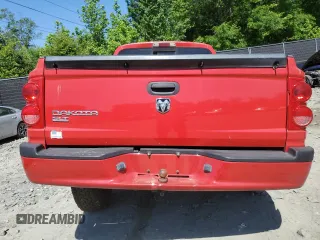 2008 Dodge Dakota SLT with VIN 1D7HE48K88S527114, listed as a Copart auction lot 57357515 with 267,390 mi miles and Salvage title. Bid and sale history available at DreamBid. Image 6.