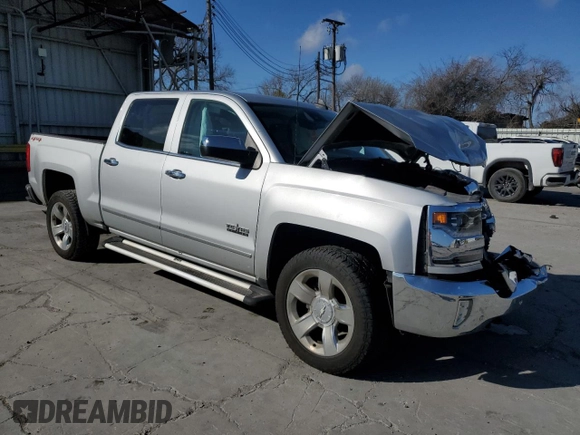 2016 Chevrolet Silverado 1500 LTZ with VIN 3GCUKSEC9GG353580, listed as a Copart auction lot 47081625 with 184,376 mi miles and Salvage Title. Bid and sale history available at DreamBid. Image 4.