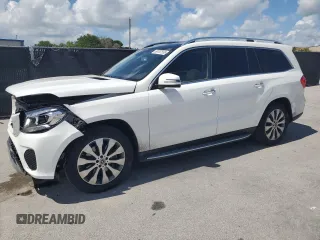 2017 Mercedes-Benz GLS 450 z VIN 4JGDF6EE7HA977726, wystawiony jako Copart lot #60707555 z przebiegiem 117 993 mil mil oraz Szkoda całkowita • Salvage title. Historia ofert i sprzedaży dostępna na DreamBid. Obrazek 1.