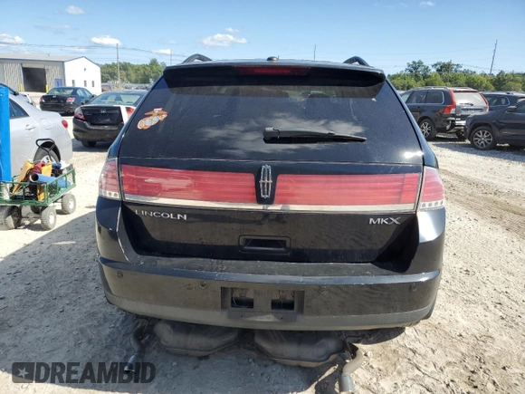 2009 Lincoln MKX with VIN 2LMDU68C89BJ09194, listed as a Copart auction lot 69753904 with 95,028 mi miles and Clean Title. Bid and sale history available at DreamBid. Image 6.