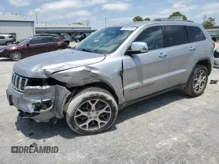2020 Jeep Grand Cherokee Limited with VIN 1C4RJFBGXLC143753, listed as a Copart auction lot 58844245 with 74,540 mi miles and Salvage title. Bid and sale history available at DreamBid. Image 1.