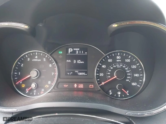 2018 Kia Forte LX with VIN 3KPFK4A79JE195760, listed as a IAAI auction lot 41817574 with 73,895 mi miles. Bid and sale history available at carsss.com. Image 7.