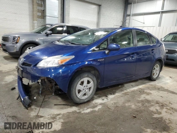 2011 Toyota Prius I with VIN JTDKN3DU4B0319199, listed as a Copart auction lot 85914934 with 317,409 mi miles and Salvage Title. Bid and sale history available at carsss.com. Image 1.