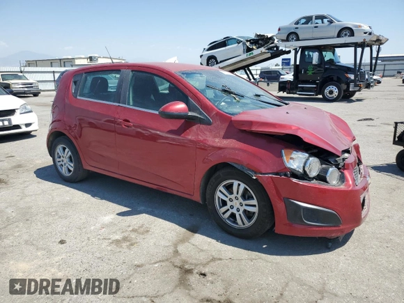 2012 Chevrolet Sonic LT with VIN 1G1JC6SH9C4133623, listed as a Copart auction lot 60065525 with 141,930 mi miles and Salvage title. Bid and sale history available at DreamBid. Image 4.