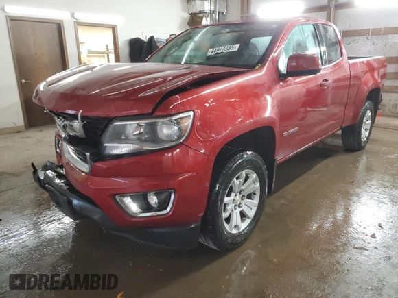 2016 Chevrolet Colorado 2WD LT with VIN 1GCHSCE37G1395560, listed as a Copart auction lot 44947935 with 30,747 mi miles and Salvage Title. Bid and sale history available at carsss.com. Image 1.