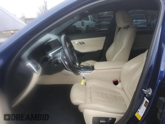 2019 BMW 3 Series 330i with VIN WBA5R1C50KAJ99375, listed as a Copart auction lot 48435445 with 66,547 mi miles and Salvage Title. Bid and sale history available at DreamBid. Image 7.