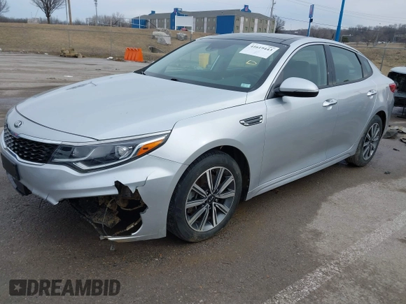 2020 Kia Optima EX Premium with VIN 5XXGU4L15LG413176, listed as a IAAI auction lot 41619443 with 56,141 mi miles. Bid and sale history available at carsss.com. Image 2.