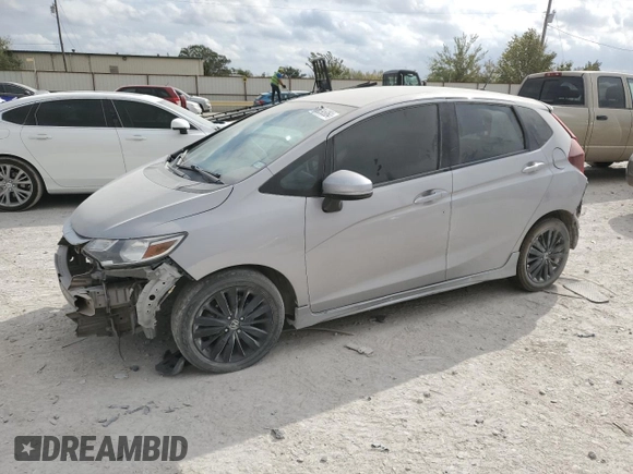 2018 Honda Fit Sport with VIN 3HGGK5G60JM735514, listed as a Copart auction lot 78395064 with Not Provided miles and Salvage Title. Bid and sale history available at DreamBid. Image 1.