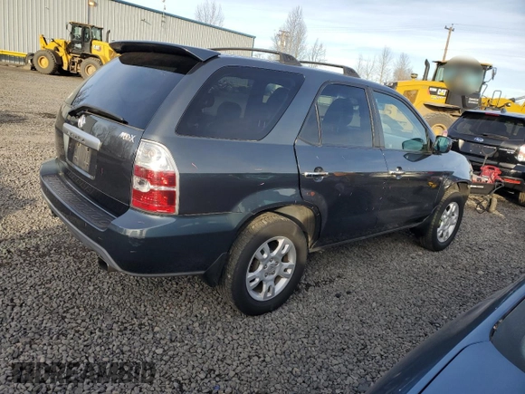 2006 Acura MDX Touring with VIN 2HNYD18606H517156, listed as a Copart auction lot 45060955 with 188,208 mi miles and Salvage Title. Bid and sale history available at carsss.com. Image 3.