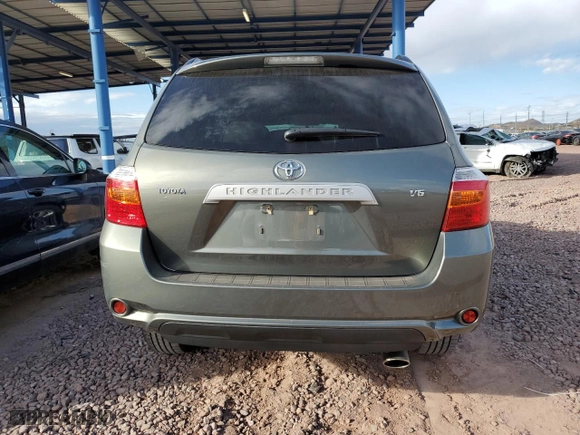 2009 Toyota Highlander with VIN JTEDS41A092087728, listed as a Copart auction lot 48618995 with 218,843 mi miles and Salvage Title. Bid and sale history available at carsss.com. Image 6.