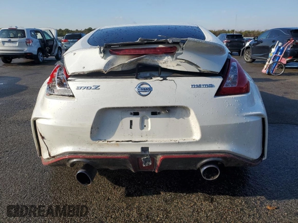 2015 Nissan 370Z with VIN JN1AZ4EH8FM441623, listed as a Copart auction lot 83181014 with 0 mi miles and Salvage Title. Bid and sale history available at carsss.com. Image 6.