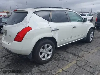2007 Nissan Murano SL with VIN JN8AZ08T07W501393, listed as a IAAI auction lot 41910351 with 207,977 mi miles. Bid and sale history available at carsss.com. Image 4.