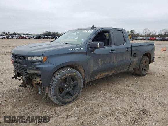 2019 Chevrolet Silverado 1500 RST with VIN 1GCRWDED1KZ326901, listed as a Copart auction lot 45956575 with 160,390 mi miles and Clean Title. Bid and sale history available at carsss.com. Image 1.