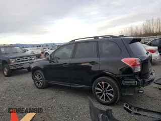 2017 Subaru Forester Premium with VIN JF2SJGEC5HH586758, listed as a Copart auction lot 46669915 with 75,987 mi miles and Salvage Title. Bid and sale history available at carsss.com. Image 2.