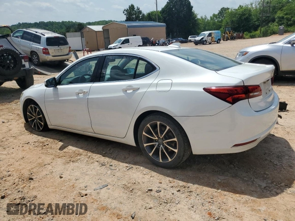 2015 Acura TLX V6 with VIN 19UUB2F37FA020825, listed as a Copart auction lot 56641335 with 213,871 mi miles and Salvage title. Bid and sale history available at DreamBid. Image 2.