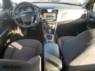2013 Chrysler 200 LX with VIN 1C3CCBAB8DN660221, listed as a Copart auction lot 87164134 with 111,220 mi miles and Salvage Title. Bid and sale history available at carsss.com. Image 8.