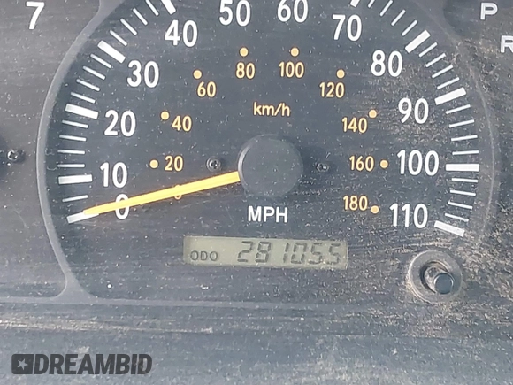2000 Toyota Tundra Limited with VIN 5TBBT481XYS068716, listed as a IAAI auction lot 42105380 with 281,055 mi miles. Bid and sale history available at carsss.com. Image 12.