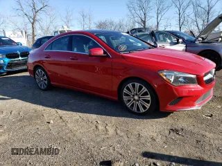 2018 Mercedes-Benz CLA with VIN WDDSJ4GB7JN508433, listed as a Copart auction lot 81750963 with 78,275 mi miles and Salvage Title. Bid and sale history available at carsss.com. Image 4.