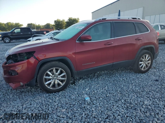 2016 Jeep Cherokee Limited with VIN 1C4PJMDB8GW151402, listed as a Copart auction lot 53093455 with 132,587 mi miles and Salvage Title. Bid and sale history available at DreamBid. Image 1.