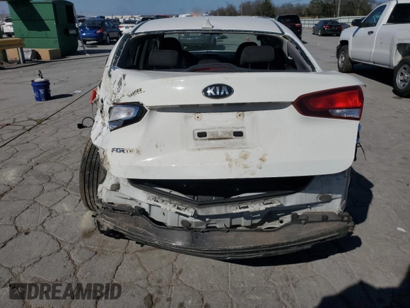 2017 Kia Forte LX with VIN 3KPFK4A75HE046031, listed as a Copart auction lot 48627615 with 87,598 mi miles and Salvage Title. Bid and sale history available at carsss.com. Image 6.