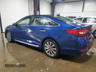 2015 Hyundai Sonata Sport with VIN 5NPE34AF3FH140837, listed as a Copart auction lot 56238805 with 83,546 mi miles and Salvage title. Bid and sale history available at DreamBid. Image 2.