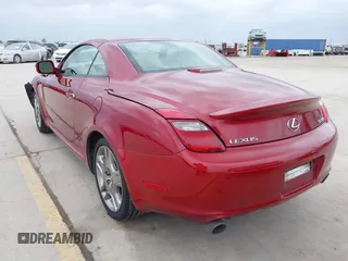 2009 Lexus SC 430 with VIN JTHFN45Y299020940, listed as a IAAI auction lot 41696619 with 90,044 mi miles and . Bid and sale history available at DreamBid. Image 3.