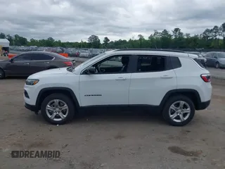 2024 Jeep Compass Latitude with VIN 3C4NJDBN9RT607209, listed as a IAAI auction lot 42233206 with 35,245 mi miles and . Bid and sale history available at DreamBid. Image 14.