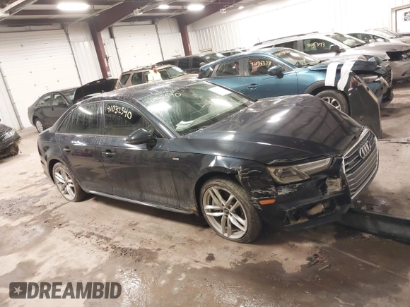 2017 Audi A4 Season of Audi Premium with VIN WAUDNAF47HN048061, listed as a IAAI auction lot 41032540 with 184,893 mi miles. Bid and sale history available at carsss.com. Image 13.