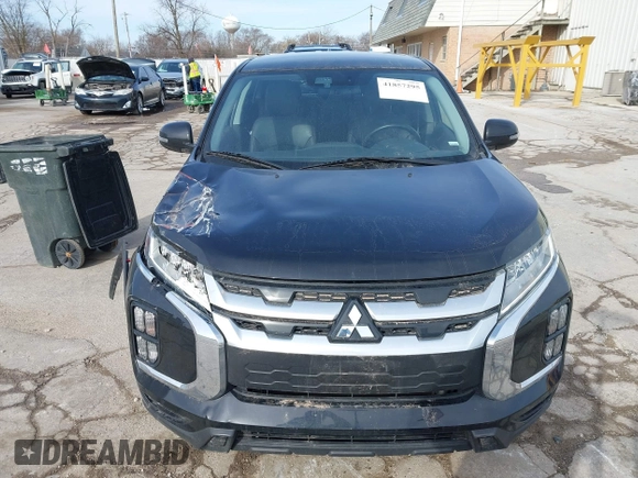 2022 Mitsubishi Outlander Sport ES with VIN JA4ARUAU0NU008029, listed as a IAAI auction lot 41857295 with 50,075 mi miles. Bid and sale history available at carsss.com. Image 12.