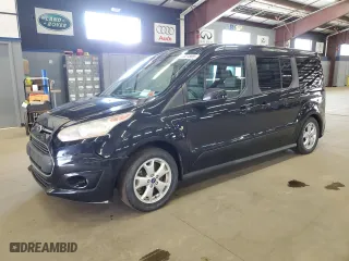 2014 Ford Transit Connect Wagon Titanium with VIN NM0GE9G71E1160104, listed as a Copart auction lot 52327595 with 89,096 mi miles and Clean Title. Bid and sale history available at carsss.com. Image 1.