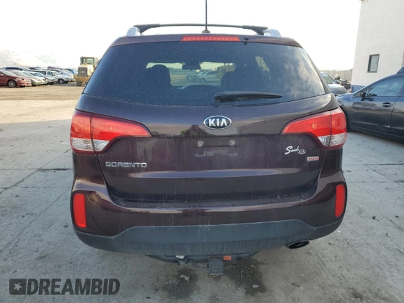 2014 Kia Sorento LX with VIN 5XYKT4A71EG530322, listed as a Copart auction lot 88501505 with 73,887 mi miles and Salvage Title. Bid and sale history available at carsss.com. Image 6.