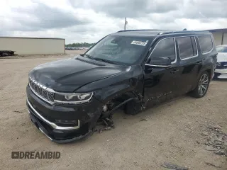 2022 Jeep Grand Wagoneer Series III с VIN 1C4SJVGJ3NS136104, выставлен на аукционе Copart как лот 54686725 с пробегом 58 677 миль миль и Списание • Salvage title. История ставок и продаж доступна на DreamBid. Изображение 1.