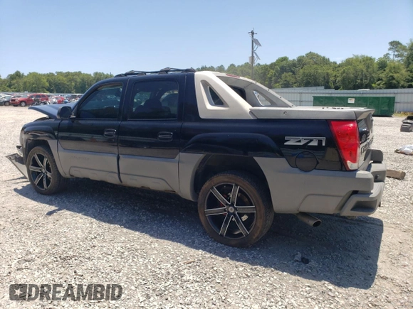 2002 Chevrolet Avalanche with VIN 3GNEK13T42G232957, listed as a Copart auction lot 60347864 with 217,437 mi miles and Salvage Title. Bid and sale history available at carsss.com. Image 2.