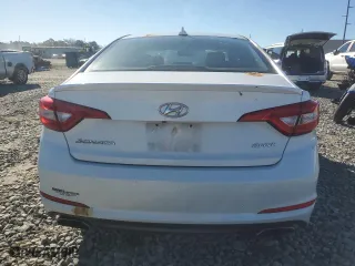 2016 Hyundai Sonata 2.4L Sport with VIN 5NPE34AF5GH331998, listed as a Copart auction lot 88665425 with 137,622 mi miles and Salvage Title. Bid and sale history available at carsss.com. Image 6.