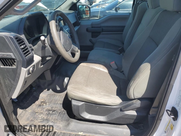 2016 Ford F-150 XL with VIN 1FTMF1C84GKD38765, listed as a Copart auction lot 57071445 with 142,677 mi miles and Salvage title. Bid and sale history available at DreamBid. Image 7.